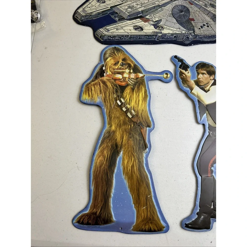 3 Metal Wall Plaques‎ Home Accents Wall Décor Star Wars